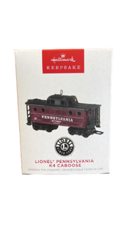 Hallmark 2023 Keepsake Lionel Pennsylvania K4 Caboose Christmas Ornament New