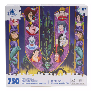 Disney Parks Villains 750pcs Jigsaw Puzzle New with Box