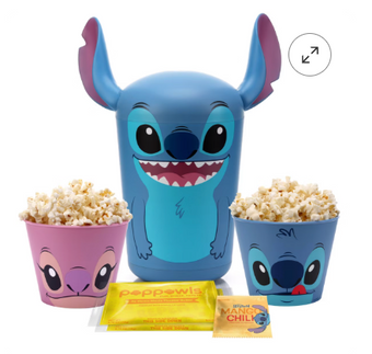 Poppowls Disney Stitch Microwave Popcorn Kit - 6oz New With Tag