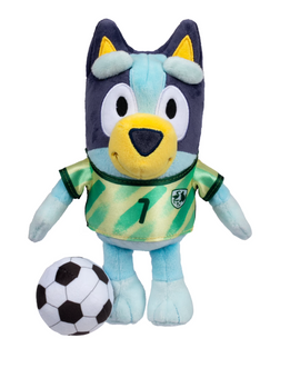 Disney Bluey Soccer 9 inch Plush Toy Jersey and Ball New with Tag