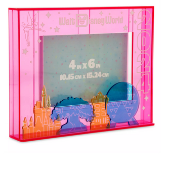 Disney Parks WDW 2024 Acrylic Photo Frame 4'' x 6'' New