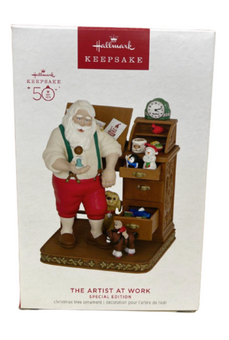 Hallmark 2023 Keepsake 50th The Artist at Work Special Edition Ornament New Box