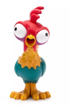Disney Parks Heihei Squawking Vinyl Figure Squeeze and Scream Hei Hei Toy Moana