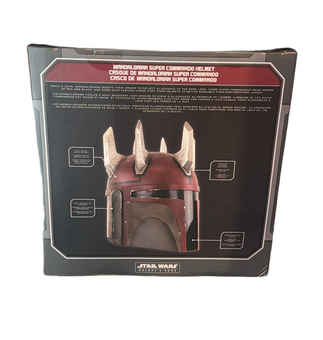 Disney Parks Galactic Archive Series Mandalorian Super Commando Helmet New W Tag