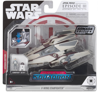 Disney Star Wars Micro Galaxy Squadron V-Wing Starfighter Armada Edition New