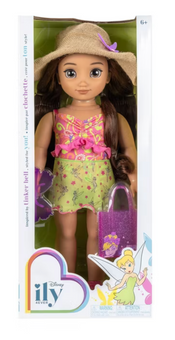 Disney ILY 4ever 18" Tinkerbell Doll Brown Hair/Green Eyes Toy New With Tag