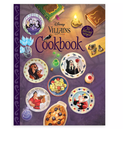 Disney Parks Villains Hardcover Cookbook 50 Recipes New