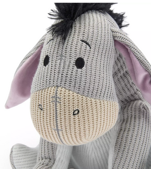 Disney Parks Winnie the Pooh Eeyore 10-Inch Knit Plush Toy New With Tag
