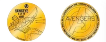 Disney's Spring World of Disney Avengers Hawkeye Collectible Coin Medallion New