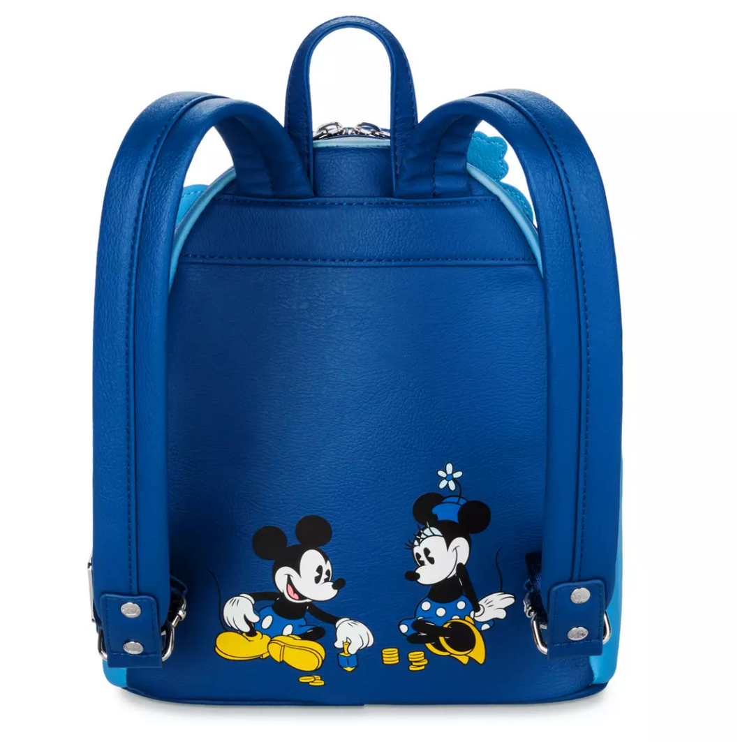 Disney Parks Mickey and Minnie Hanukkah Light-Up Loungefly  display picture 1