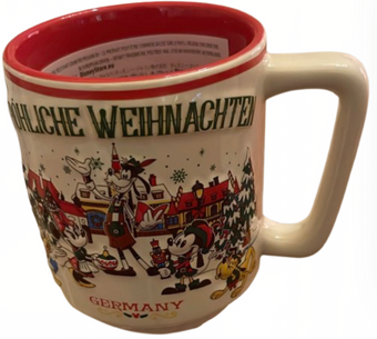 Disney Parks Epcot Germany Holiday Coffee Mug New with Tag