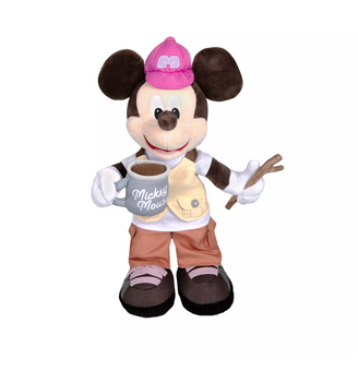 Disney Store Mickey Camping Plush New with Tag