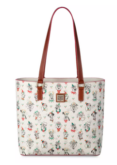 Disney Parks Disney Dogs ''Santa Paws'' Dooney & Bourke Tote Bag New With Tag
