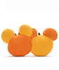 Disney Parks Mickey and Minnie Pumpkin Halloween Accent Pillow Plush New w Tag
