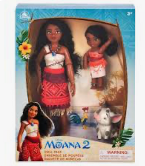 Disney Parks Moana 2 Doll Set Toy New With Tag