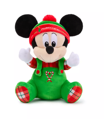 Disney Parks Mickey Mouse ''My First Christmas 2025'' Holiday PlushNew With Tag