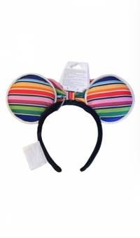 Disney Parks Coco Miguel Dante Rainbow Bow Headband for Adult New with Tag