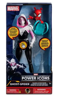 Disney Parks Marvel Power Icons Ghost-Spider Talking Action Figure New With Tag