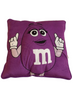 M&M's World Purple Character Pillow Plush New with Tag