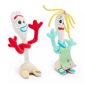 Disney Parks Forky Karen Beverly Magnetic Shoulder Plush Set Toy Story 5 New