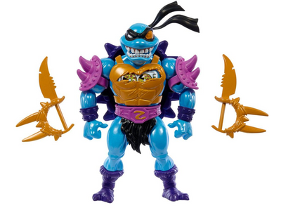 Masters of the Universe x Teenage Mutant Ninja Turtles Sla'Ker Action Figure New