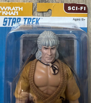 Star Trek The Wrath of Khan Khan Noonien Singh Action Figure As Is New