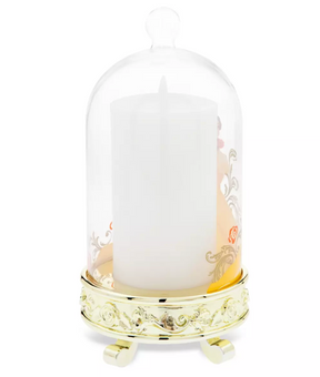 Disney Parks Belle Light-Up Bell Jar Candle Set New With Box