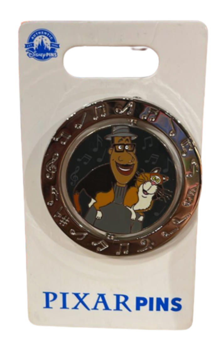 Disney Parks Soul Buddies Spinning Pin New with Card