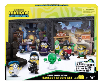 Illumination's Minions & Monsters Figure 6pc Backlot Studio Set Toy New With Tag