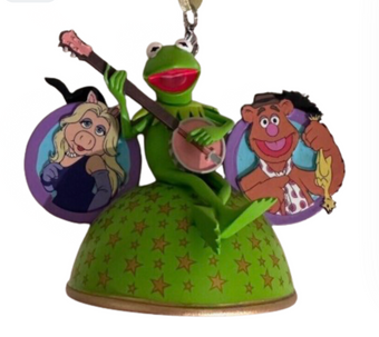 Disney Parks The Muppets Kermit Mickey Ears Hat Christmas Ornament New With Tag