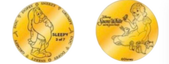 Disney Contemporary Resort Snow White Sleepy Collectible Coin Medallion New