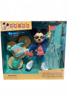 Disney Walt Disney World Play In The Park Mickey Doll and Accessories New w Box