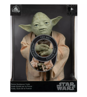 Disney Parks Yoda Force Guidance Talking Action Figure Star Wars 10'' New W Tag