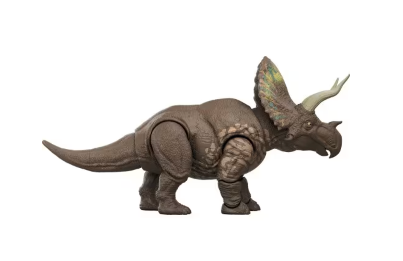 Jurassic World Rebirth Gigantic Thrashers Eotriceratops Dinosaur Action Figure