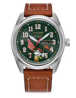 Disney Mickey Mouse Collegiate Watch for Adults by Citizen New With Tag