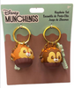 Disney Parks Munchlings Chip & Dale Keychain Set New With Tag