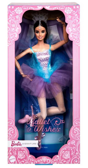 Barbie Signature Ballet Wishes Brunette Doll Toy New with Box