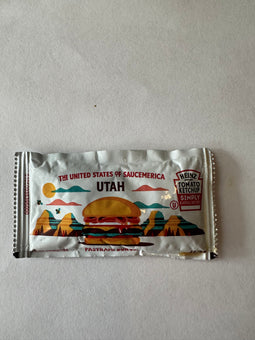 Heinz Tomato Ketchup Simply Utah 45/50 USA State Collection 1 Packet New Sealed