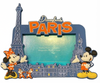 Disney Parks Disneyland Paris France Magnetic Picture Frame New with Tag