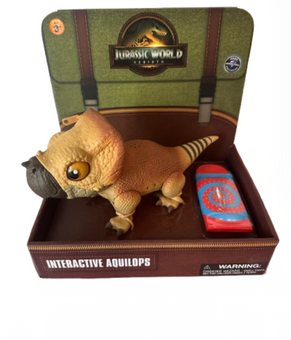 Universal Studios Jurassic Rebirth Interactive Aquilops Magnetic Shoulder New