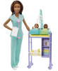 Barbie You Can Be Anything Baby Doctor Brunette Doll Playset Toy New with Box
