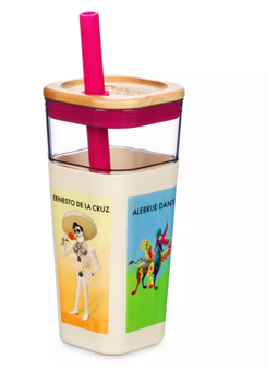 Disney Parks Coco Tumbler with Straw New With Tag