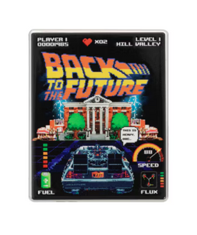 Universal Studios Back To The Future 40th Anniversary Time Machine Pin New Card