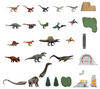 Mattel Jurassic World Rebirth Advent Calendar 24 Days of Dinosaur Toy Surprises
