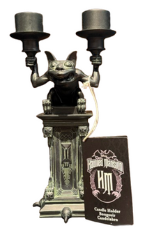 Disney Parks Haunted Mansion Gargoyle Candelabra Candle Holder New With Tag