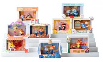 Disney Popmart Zootopia Highlight Moment Series Scene Sets Figure New Blind Box