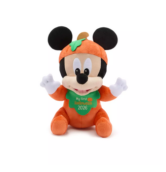 Disney Parks Mickey My First Halloween 2026 Plush for Baby New with Tag
