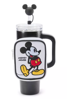 Disney Parks Mickey Mouse Travel Tumbler plus Zip Case New with Tag