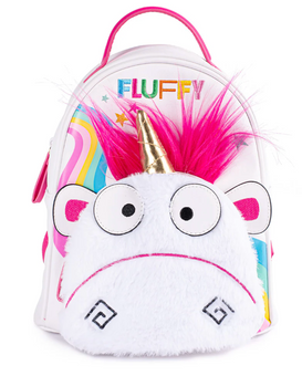 Universal Studios Despicable Me Stylized Mini Backpack of Fluffy Minions New