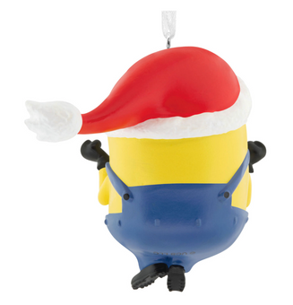 Hallmark Minions Bob in Santa Hat Christmas Ornament New With Box